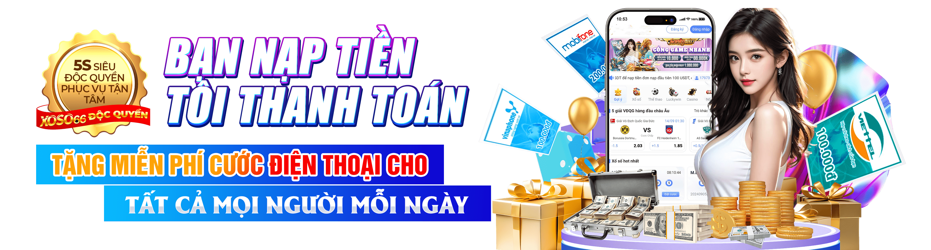 Hình ảnh quảng cáo của 68gb hiển thị nền tảng và các lợi ích